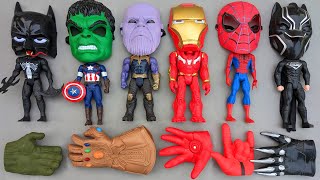 Avengers Assemble Thanos Hulk Spider Man Iron Man vs Captain America amp Black Panther 50 [upl. by Muhcan]