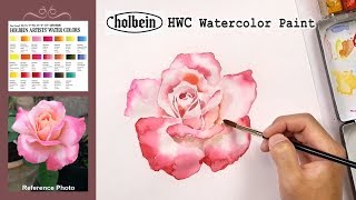 How to Paint WetonWet  Painting Tutorial with Holbein Watercolor Set [upl. by Markiv98]