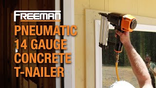 14 Gauge Concrete TNailer  Freeman PCTN64 [upl. by Ram]