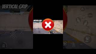 🔥Vertical Grip Guide PubgBgmi pubgmobile bgmi [upl. by Suoicserp]