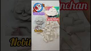 How to Making 3 cartoons with coalk😱💙💖cartoon youtubeshorts art diy trending painting shorts [upl. by Ahsiad]