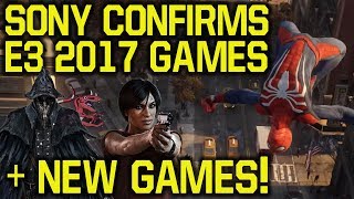 Sony E3 2017 Games CONFIRMED  Spiderman PS4 NEW JAPANESE GAMES Bloodborne 2 amp MORE PS4 E3 2017 [upl. by Weinstein]