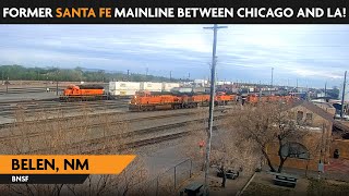 Belen New Mexico USA  Virtual Railfan LIVE [upl. by Rayburn627]