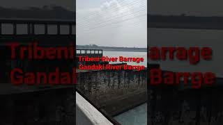 Tribeni River Barrage Short videoGandaki river barrage Kali gandaki river Nepal largest river [upl. by Ettedo223]