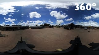 360°Video Das Dorfzentrum von Nkolemfumu [upl. by Meeks]