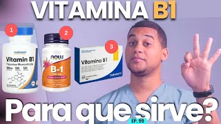 VITAMINA B1 PARA QUE SIRVE  3 COSAS [upl. by Okuy]