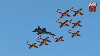 Royal Canadian Air Force Snowbirds at 2024 EAA AirVenture Oshkosh [upl. by Yesnel]