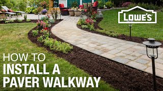 How to Design and Install a Paver Walkway [upl. by Tannie]