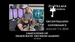 Eric Alston Limitations of Democratic DecisionMaking [upl. by Noira624]