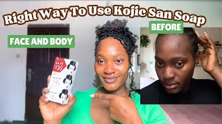 How to Use Kojic San Soap  avoid the side effects mosteffectivemethodtousekojicsansoap [upl. by Rosemare197]