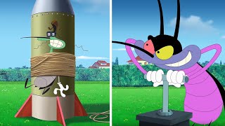 Oggy and the Cockroaches  A dangerous experience S06E36 CARTOON  New Episodes in HD [upl. by Hayton310]