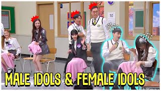 Male Idols And Female Idols Interactions Funny [upl. by Poppy324]