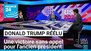 Donald Trump officiellement réélu  une victoire sans appel • FRANCE 24 [upl. by Eenerb]