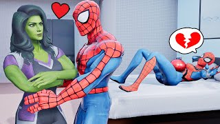 Hulk x Spider Man Screat Love in Granny Hopital  Funny Horror Animation [upl. by Savart]