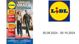 Gazetka Lidl PL  30092024  05102024  Od poniedziałku [upl. by Seyah]