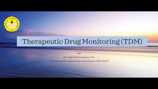 Therapeutic Drug Monitoring TDM Konsep dasar [upl. by Tound]