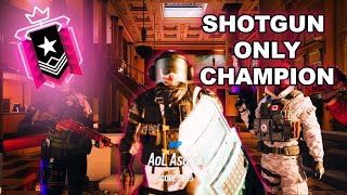 HOW A SHOTGUN CHAMPION PLAYS BLITZ  Rainbow 6 Siege Console xbox controller champion ranked [upl. by Liauqram]