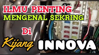 Mengenal sekringfuse di Kijang Innova sekring ac acc ecu OBD dll mamikyess [upl. by Bondie]