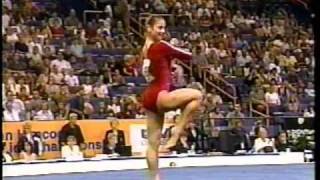 Dominique Moceanu  2000 US Nationals Prelims  Floor Exercise [upl. by Carhart]