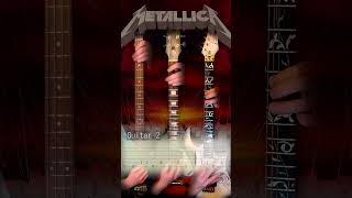 Metallica Damage Inc Guitar 2 Part 6 with tab Subscribe for more metal guitartabs [upl. by Suoirrad311]