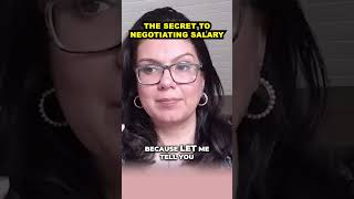 THE SECRET TO NEGOTIATING SALARY [upl. by Brick]