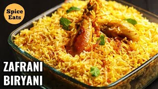 ZAFRANI BIRYANI  HOW TO MAKE ZAFRANI CHICKEN BIRYANI  CHICKEN BIRYANI RECIPE [upl. by Anoiuq]