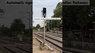 Automatic Signalling System Of Indian Railways 🇮🇳shortsytindianrailwaysshubhamsinhabharatviral [upl. by Maya]