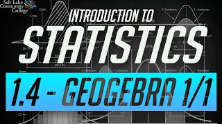 Chapter 14  GeoGebra 11  GeoGebra Introduction and Sampling Strategies [upl. by Caton344]