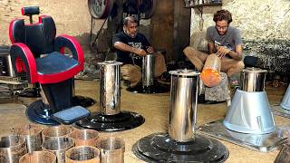 Interesting Salon Chairs Manufacturing Process  How Amazingly Moving Chairs Are Made [upl. by Nitin]