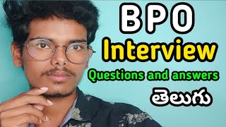 BPO Interview Questions and Answers in Telugu BPO Interview Questions Latest UpdateBPO interview [upl. by Masuh498]