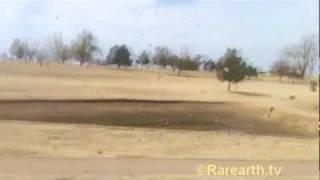 Extreme dust devil intercept [upl. by Aierb]