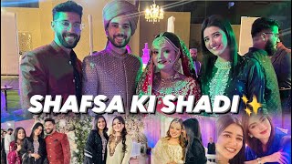 SHAFSA ki shadi  Bohot logon sey mulaqat huyi🙈 Hamzeera Vlogs [upl. by Yasmin]