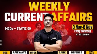 Weekly Current Affairs 2024  38 Nov Current Affairs  Weekly Current Affairs by Aman Srivastava [upl. by Sug]