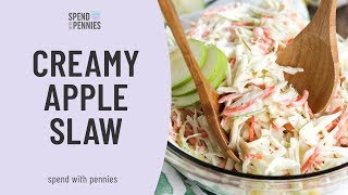 Creamy Apple Slaw [upl. by Nylevol]