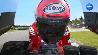 HelmetCam with Francesco Bagnaia  MotoGP™24 JapaneseGP twinringmotegi [upl. by Nirel]