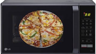 Microwave Mode Cheese Veg Pizza  10 Minute Without Yeast with Base Recipe CookingShooking [upl. by Garratt525]