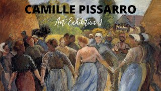 Camille Pissarro Paintings with TITLES 🖼Curated Exhibition 1✽ Famous French Impressionist [upl. by Araek]