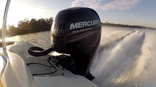 Mercury 150hp Fourstroke  WOT Smooth Water [upl. by Kira128]