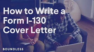 How to Write a Form I130 Cover Letter  Updated 2023 [upl. by Valente374]