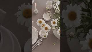 So sommerlich lässt sich Dein Esstisch decken 🌼 🍽️ tablesetting summer [upl. by Ennailuj]