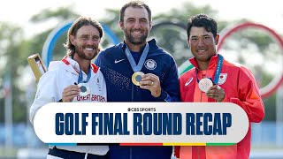 Scottie Scheffler Wins GOLD MEDAL In Mens Olympic Golf I CBS Sports [upl. by Amhser856]