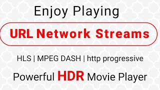 How to Play Network Streams  Watch videos Online  Microsoft certified Video player cnxplayer [upl. by Aerdnaid519]