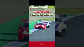 【SUPER GT Rd 8MOTEGI】FINAL GT500 ARTA MUGEN CIVIC TYPE R GT 8 vs KeePer CERUMO GR Supra [upl. by Robertson]