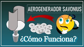 ¿CÓMO FUNCIONA un AEROGENERADOR SAVONIUS [upl. by Robbi991]