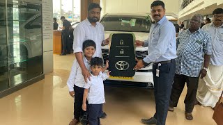 Taking delivery of our new car 🚙Toyota Hycross Hybrid 2024 [upl. by Ahsercul]