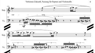 René Wohlhauser  Verlorene Zukunft duo version with score [upl. by Uolyram610]