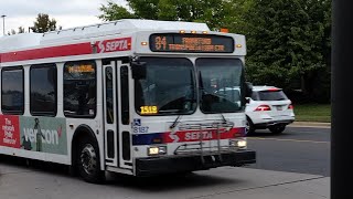 SEPTA Route 84 8187 DE40LF 2008 New Flyer [upl. by Otrevlig]