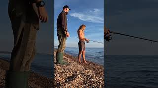 24hrs fishing on Chesil beach with the one and only mitchmenswork 🔥Full video to follow [upl. by Anuqahs305]