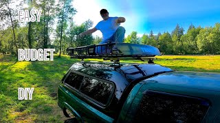 SIMPLE Truck Camping CanopyTopper ROOF RACK Installation  UPGRADE your Truck Camper Setup [upl. by Idnor]