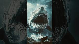 ［閲覧注意動画 巨大生物・海洋恐怖症の人は閲覧注意 shorts megalodon [upl. by Alvy]